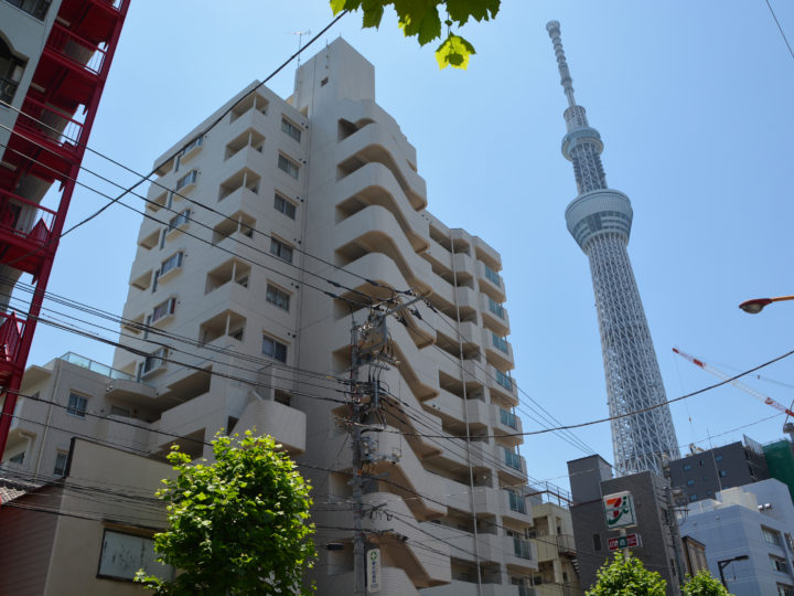 東京都墨田区押上 Sマンション塗装工事