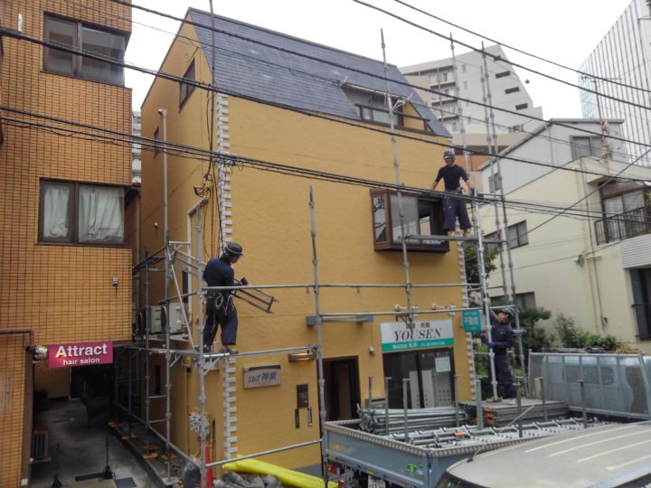 東京都渋谷区　MSビル　　塗装・防水工事