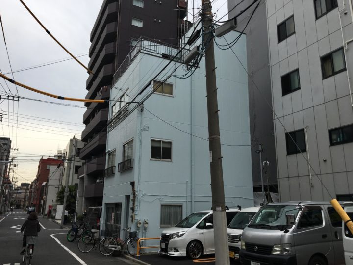 東京都台東区　M様邸　外壁塗装・屋上防水塗装工事