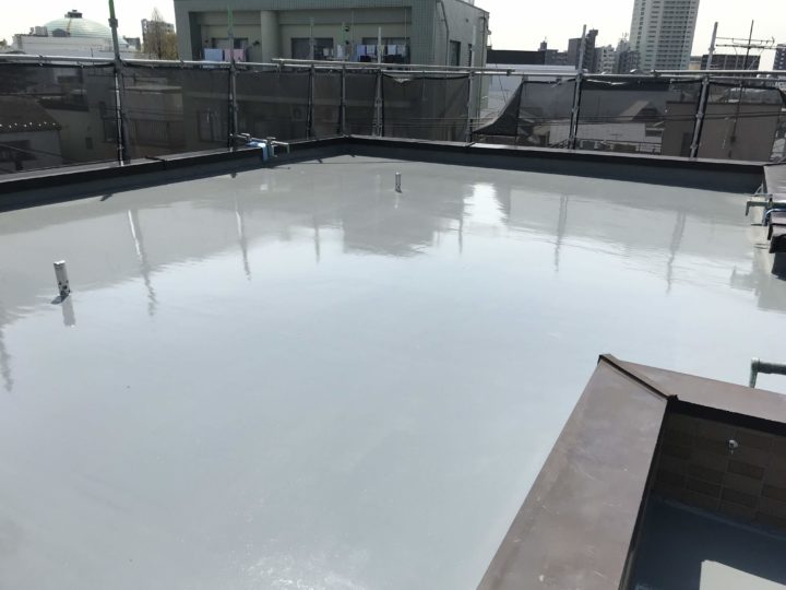 東京都品川区 Jマンション 外壁補修・屋上防水塗装工事