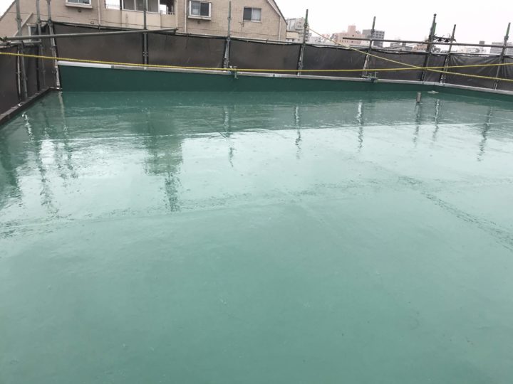 東京都足立区　Ｓ様　屋上防水塗装工事
