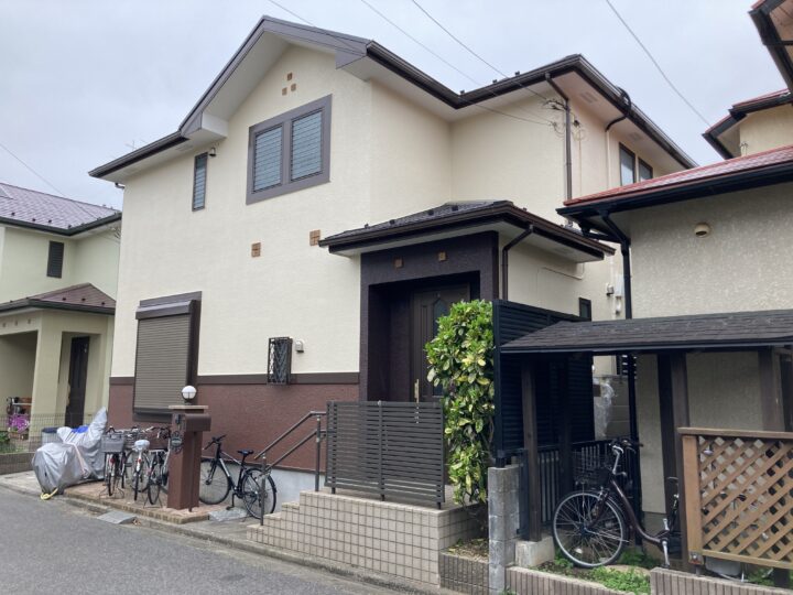 千葉県船橋市　K様邸　太陽光設置・外壁・屋根塗装工事
