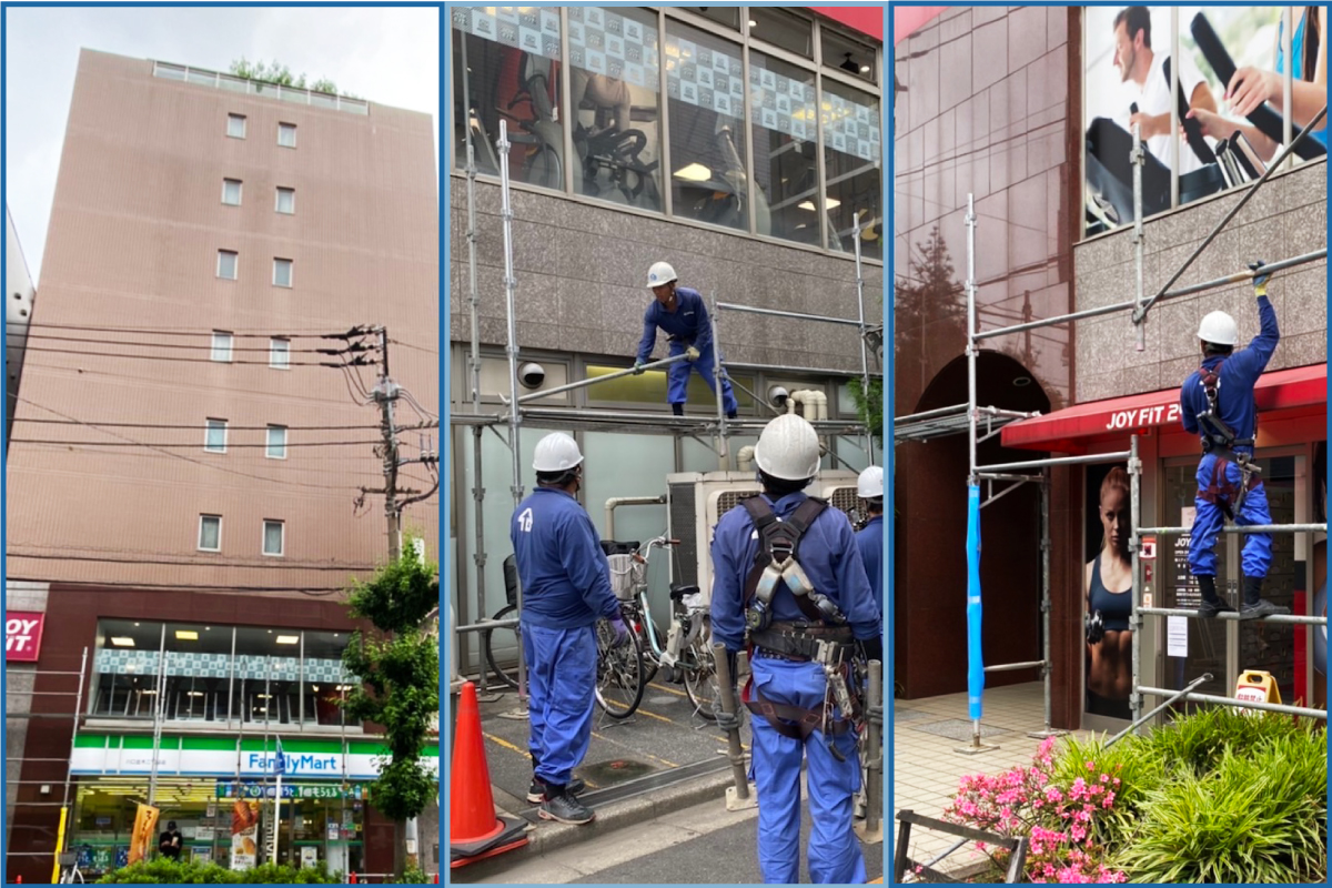 埼玉県川口市のマンション大規模修繕工事が始まりました