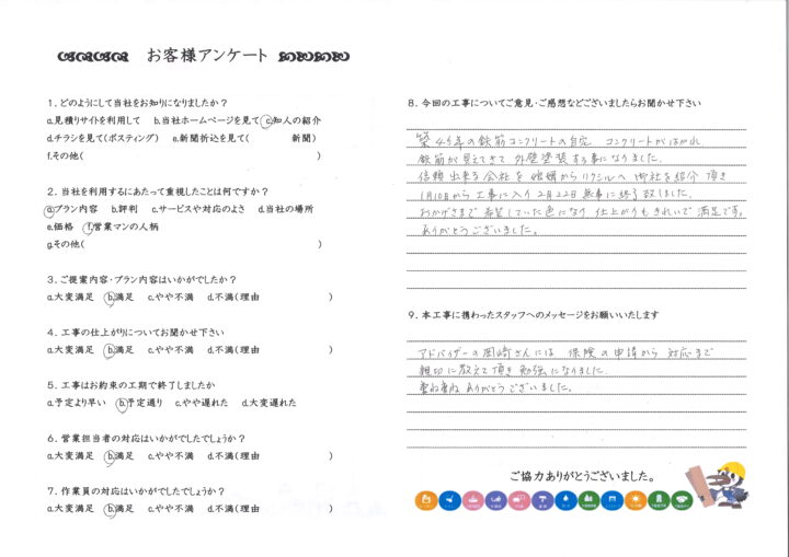 練馬区　S様邸　外壁修繕工事